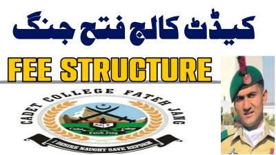 Cadet College Fateh Jang Admission Fee Structure