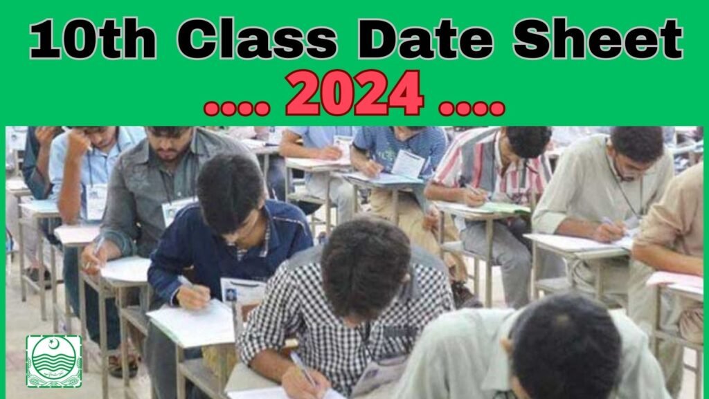10th Class Date Sheet 2024 Punjab