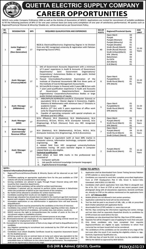 Latest WAPDA Jobs 2024 Advertisement