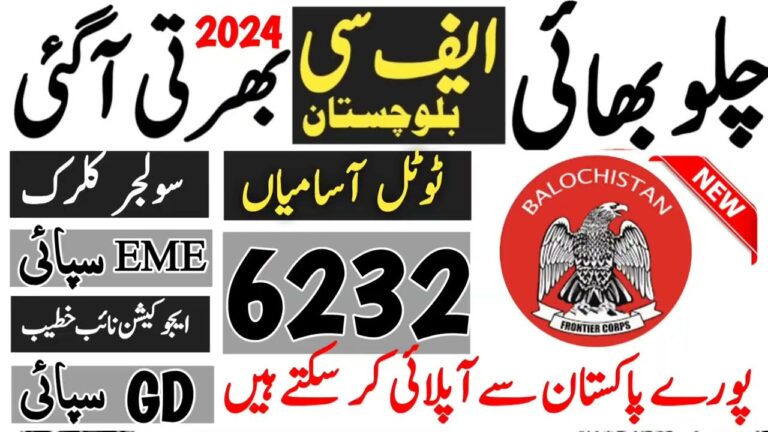 FC Balochistan South Jobs 2024